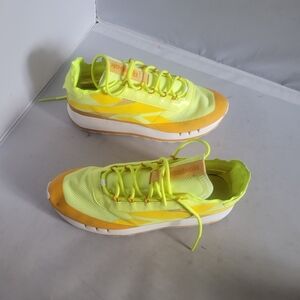 Reebok Classic Legacy Highlighter Yellow Women's Size 9.5 Sneakers Running Shoes